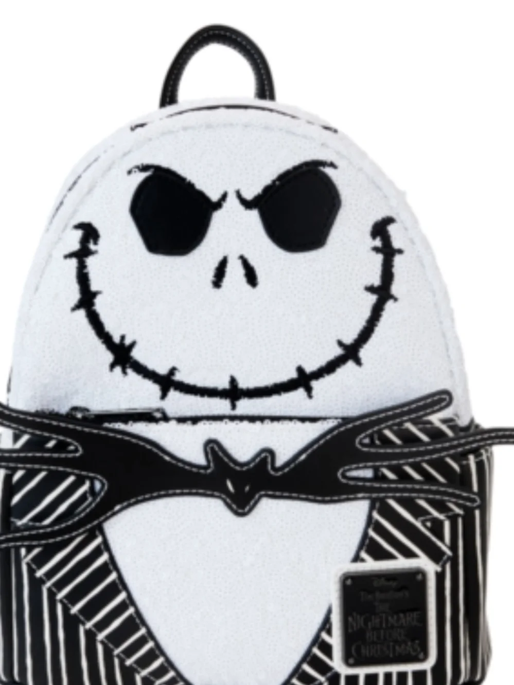 Disney Jack Skellington Black & White Mini Backpack